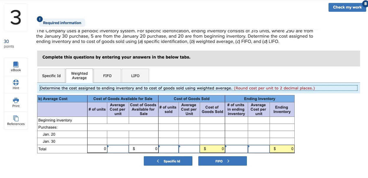 Exercises below. (The following information applies to the questions displayed below.) Laker