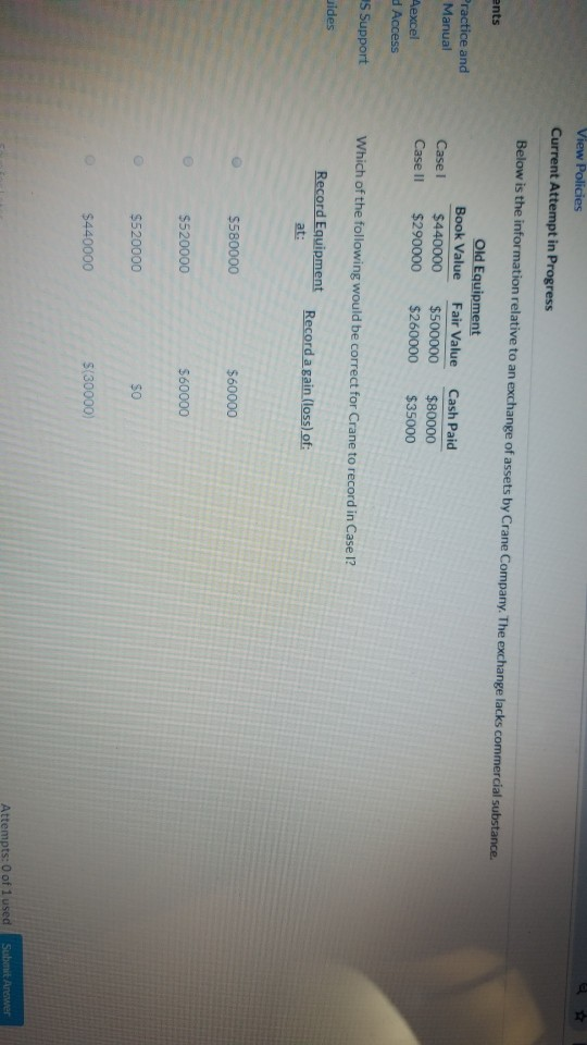 how can I solve View Policies Current Attempt in Progress Below