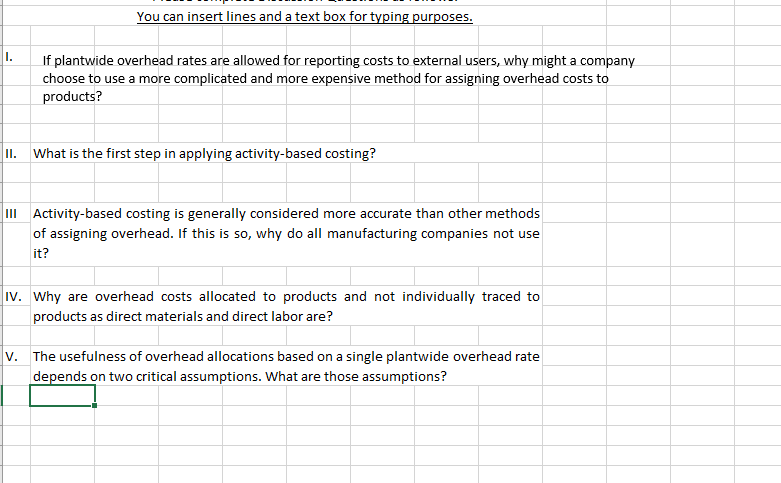  You can insert lines and a text box for typing purposes.