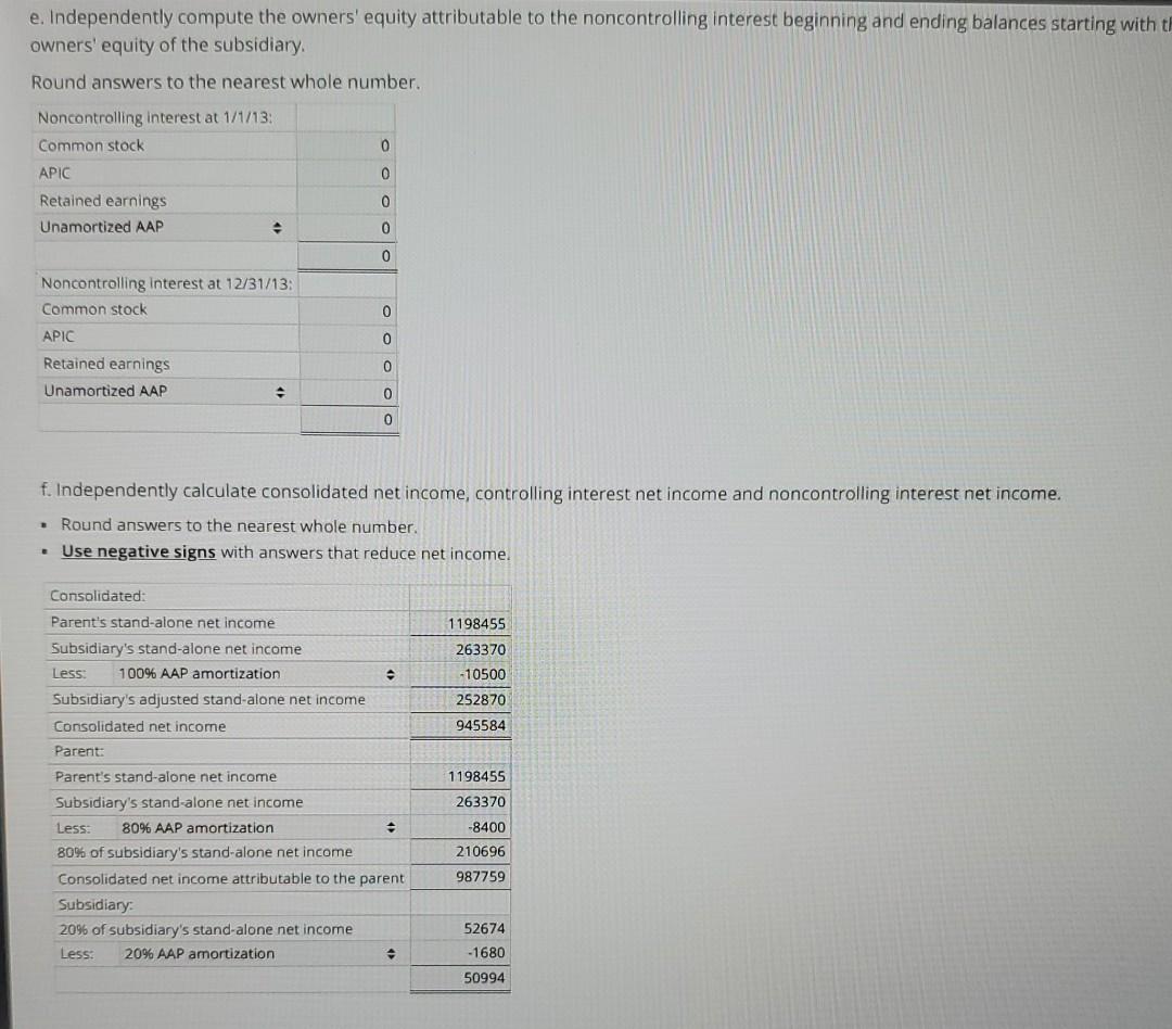 1, 2009, a parent company acquired an 80% interest in its subsidiary.