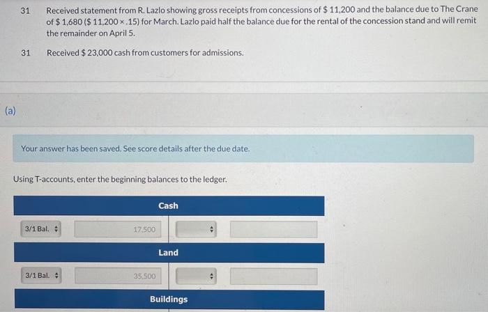 The Crane Theater Inc. was recently formed. It began operations in March