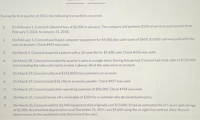 Accounts Receivable Bal. 23,000 Mar. 29 143000 Mar 28 150000 Mar 31