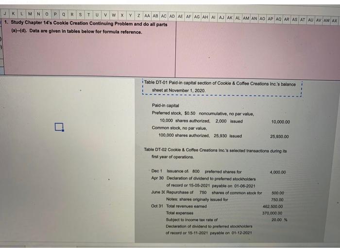 of the Cookie Creations from Chapters 1 through 13.) CC14 After establishing