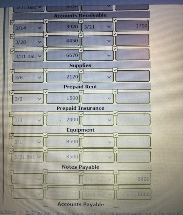 One-sixth of the insurance expired. 4. An inventory count shows $300 of