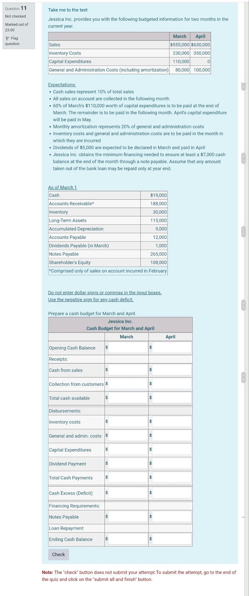  Question 11 Take me to the text Not checked Marked out