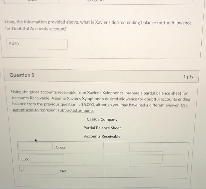 following questions: Allowance for Doubtful Accounts is aln) [Select] account. Allowance for