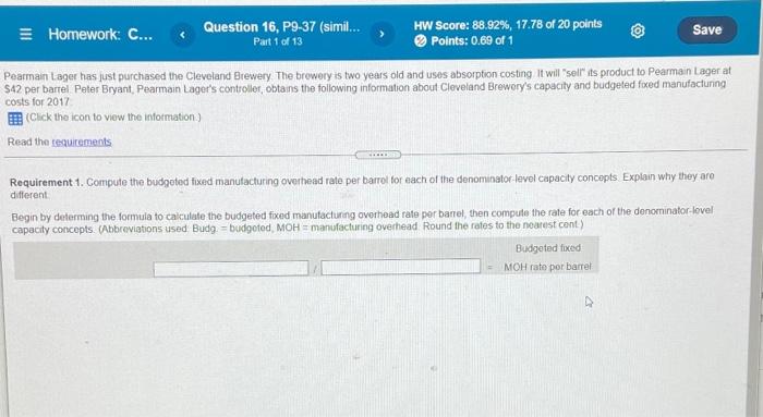  please round to nearest cent for all. = Homework: C... Question