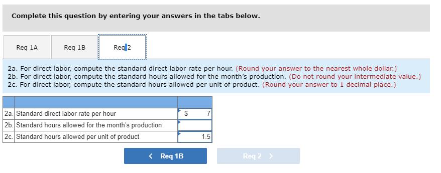 set: Standard Quantity or Hours 3 feet ? hours Standard Price or