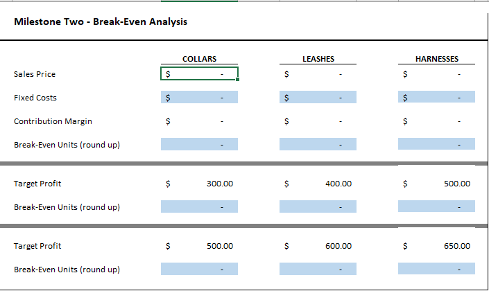 do not pertain to the original question... I ACC 202 Milestone One: