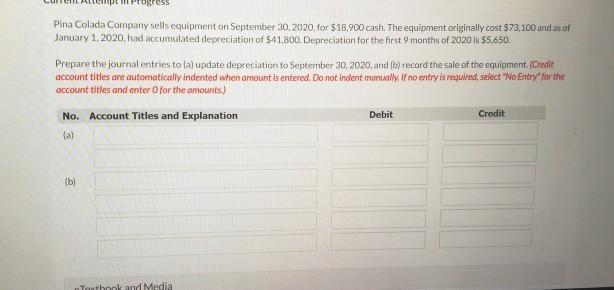 leder shows Equipment $36,000 and Accumulated Depreciation Equipment $10,100 The depreciation resulted