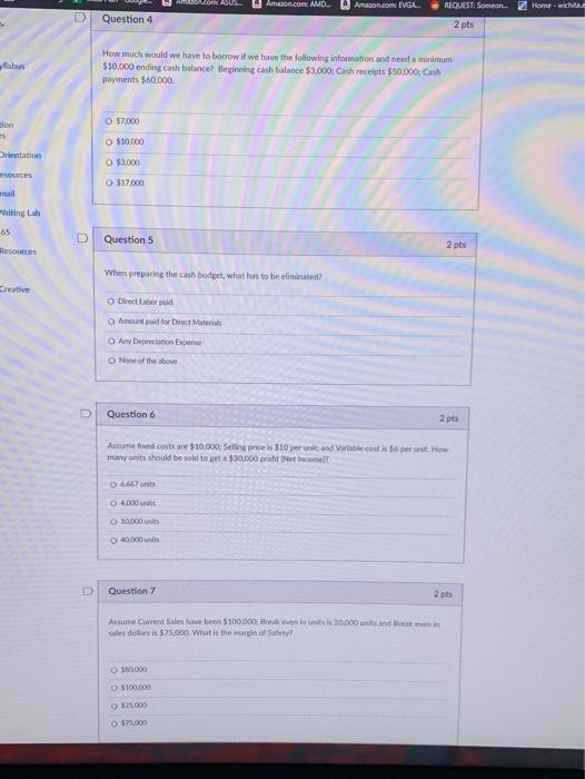 help please Amason.com Amazon.com AMD Amazon.com: EVGA D Question 4 REQUEST: Son