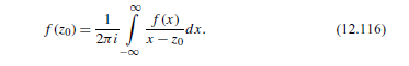 with the help of Jordan's lemma, Eq. (11.102), that Eq. (12.116) still