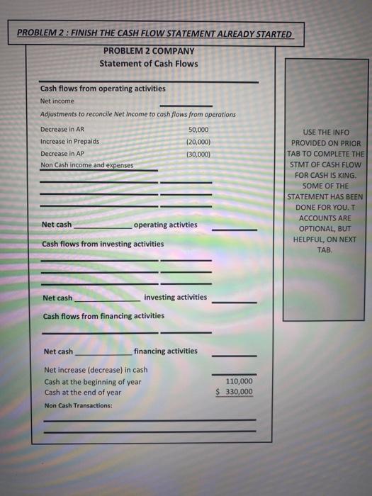 Sheet Information 12/31/19 12/31/18 Equipment Accum Depr 575,000 (125,000) 350,000 (105,000) USE