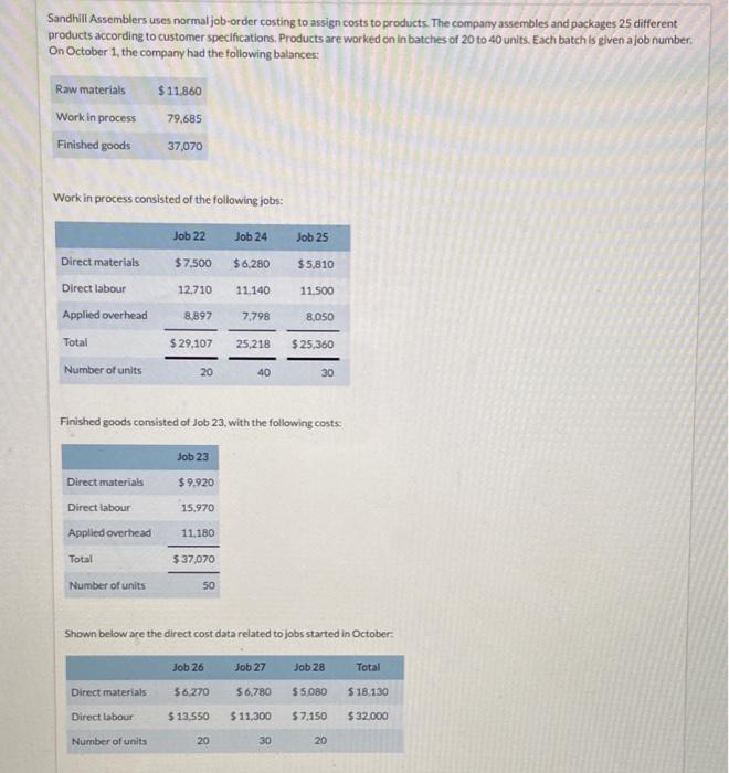  Part C, D, E are... c. Calculate October 31 balances for