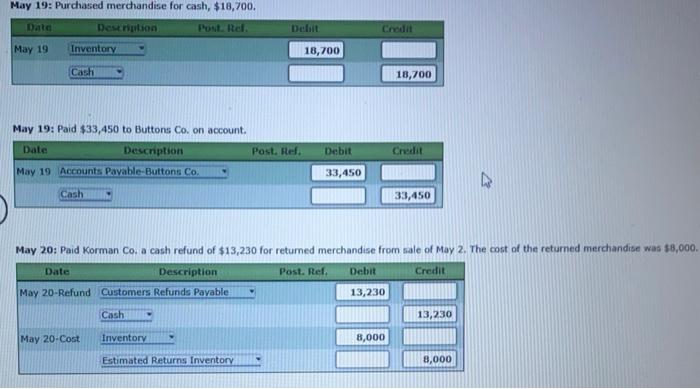 Payable 63,150 Salaries Payable Accounts Payable 63,150 Salaries Payable Customers Refunds Payable
