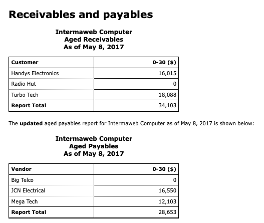 prospects. You congratulate him and tell him about your Sage 50 experiences.
