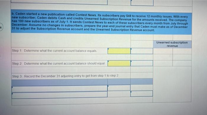 step process for adjusting the uncated revenue liability account at December 31