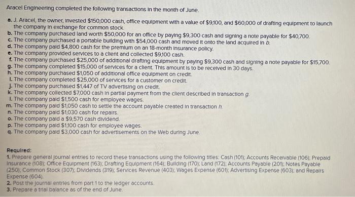 can someone help me solve this hard accounting problem please Aracel Engineering
