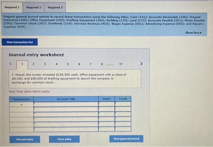 completed the following transactions in the month of June. .. J. Aracel,