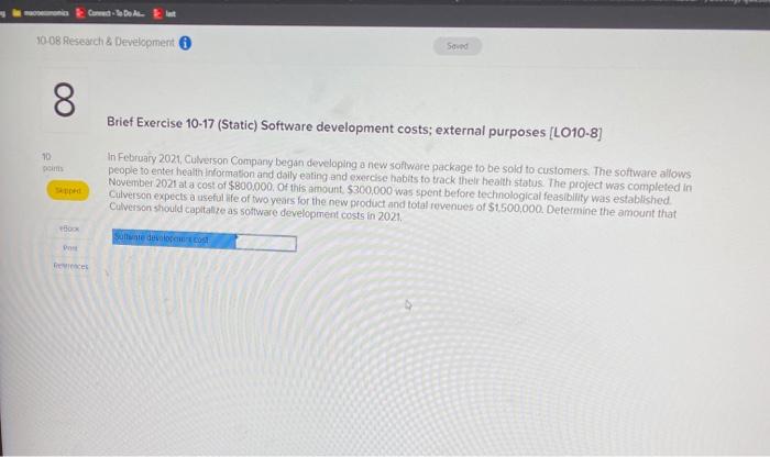  Condoo 10:08 Research & Development Sowed 8 Brief Exercise 10-17 (Static)