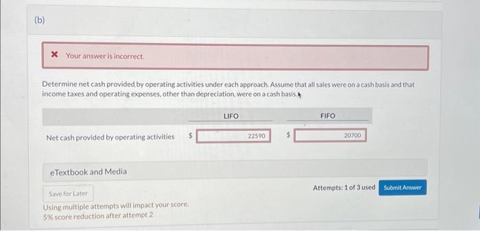 30% tax rate. eTextbook and Media Using multiple attempts will impact your