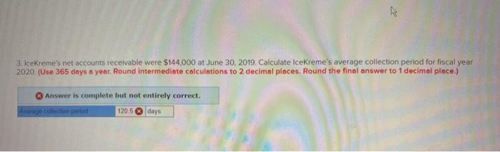 cream parlours. The following events occurred between April 1 and June 30,