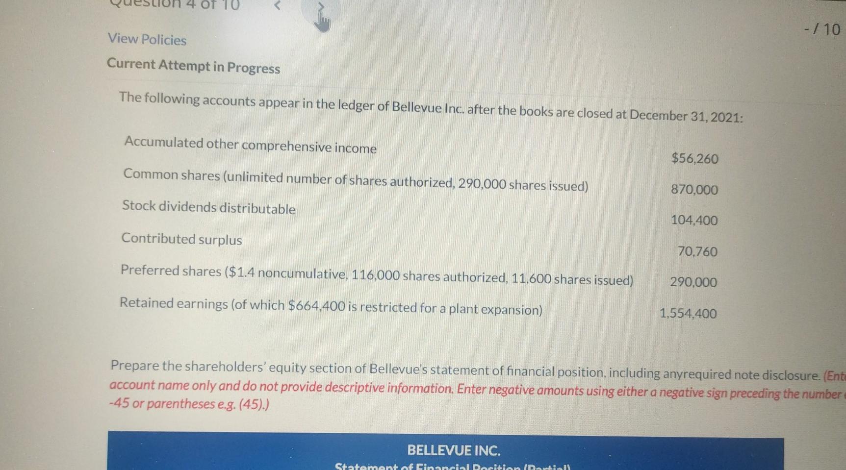 4 OTTO - / 10 View Policies Current Attempt in Progress