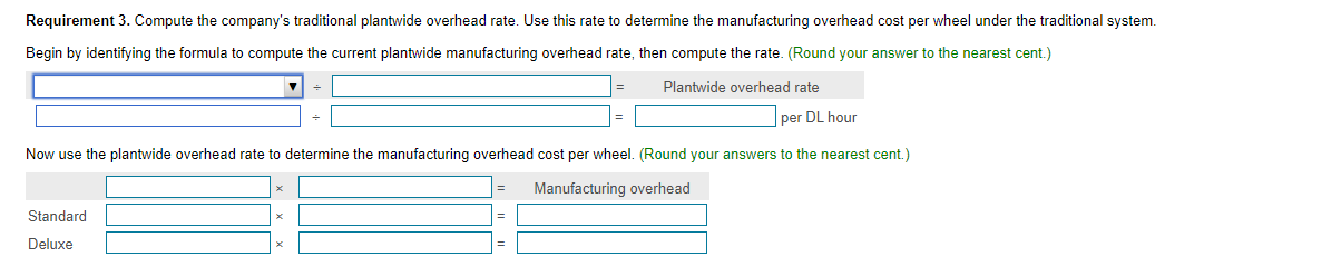 setup Number of setups Insertion of parts ..... Number of parts Finishing