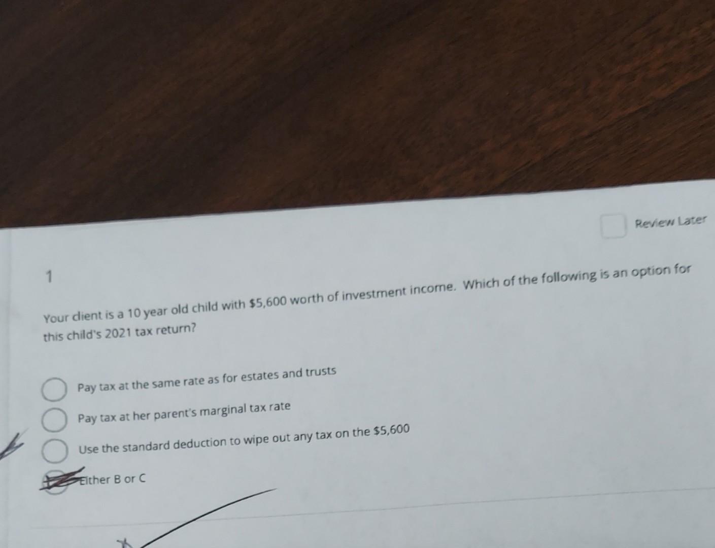 Old MathJax webview Review later 1 Your dient is a 10 year