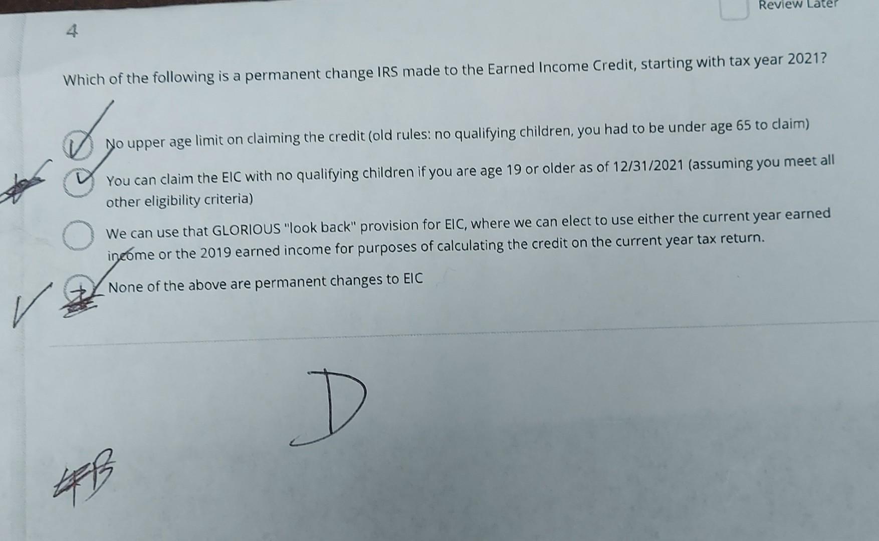 the same rate as for estates and trusts Pay tax at her