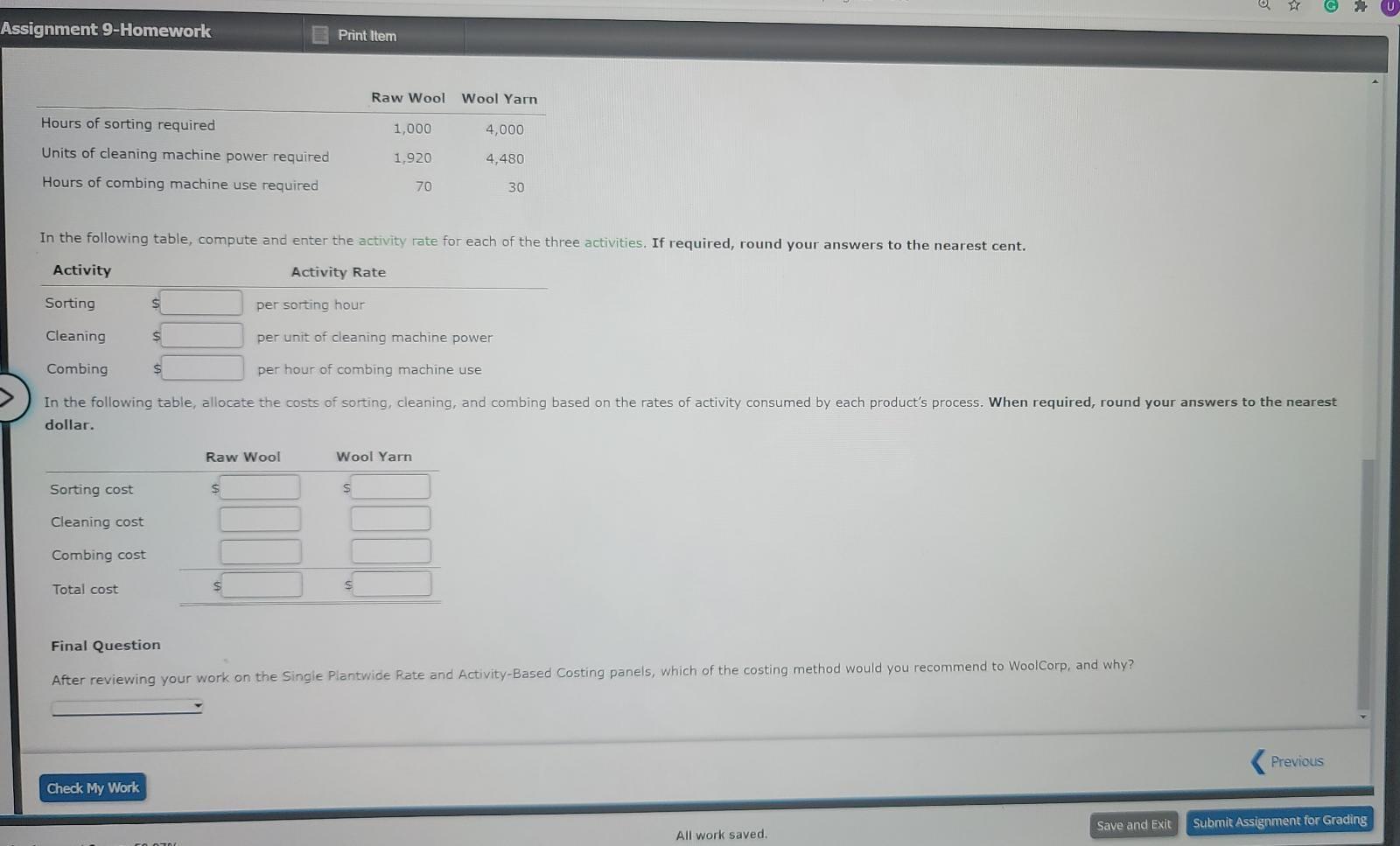 January of this year, and is making decisions on product offerings, pricing,