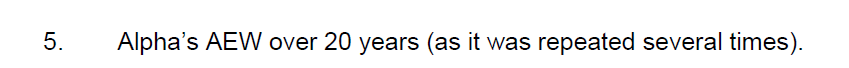 EOY1 increasing by $3,000 annually thereafter 90,000 at EOY1 increasing by 1%