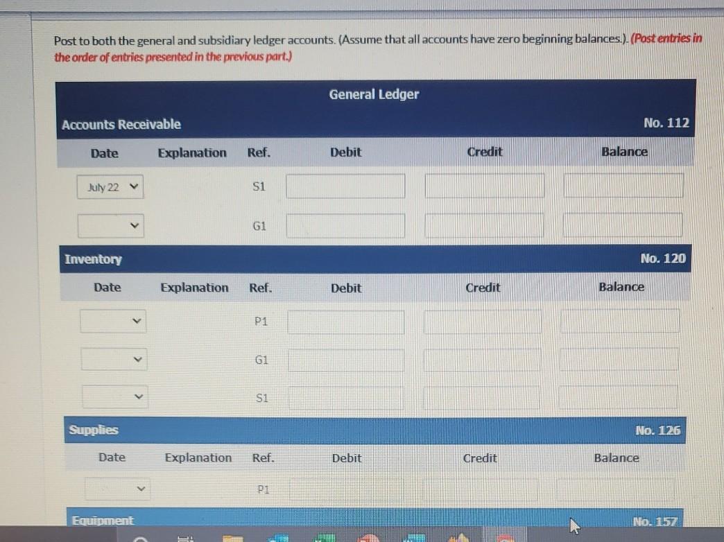 (Supplies) 126/ 720 July 15 V Bosco Company 4,200 4,200 July 15