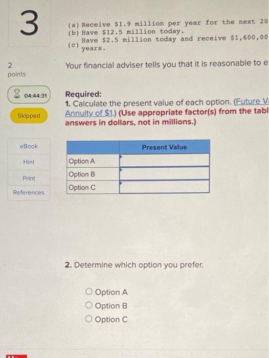 2 points 04 4449 After hearing a knock at your front door,