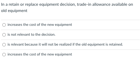 revenue. A cost that cannot be changed by any present or future