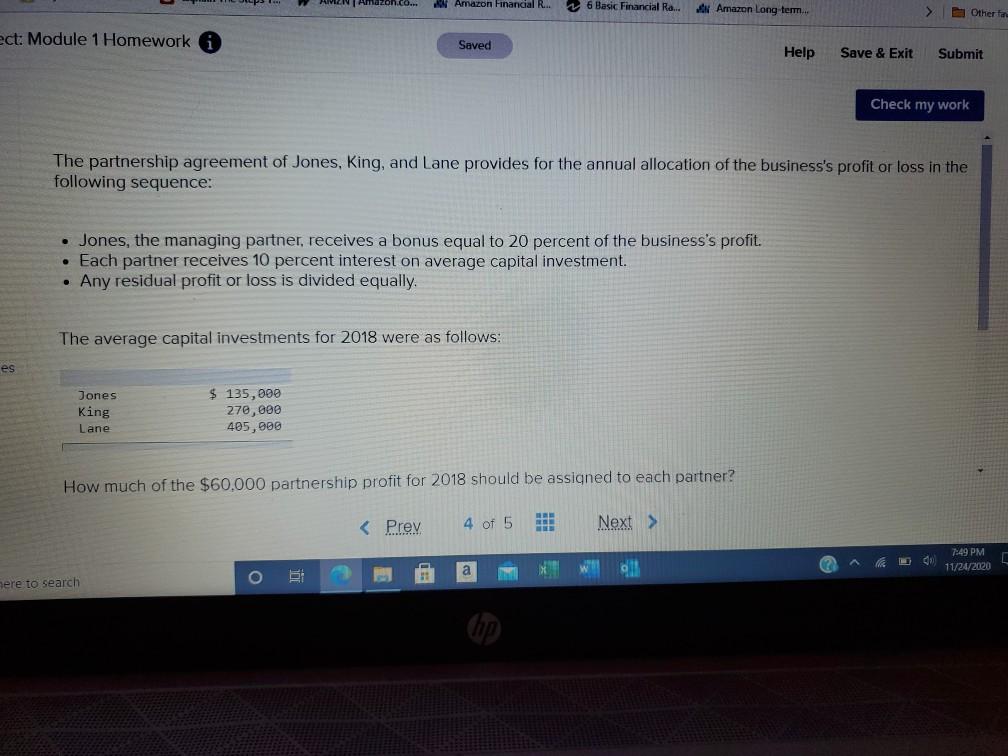  Amazon.CO. W Amazon Financial R... 6 Basic Financial Re... Amazon Long