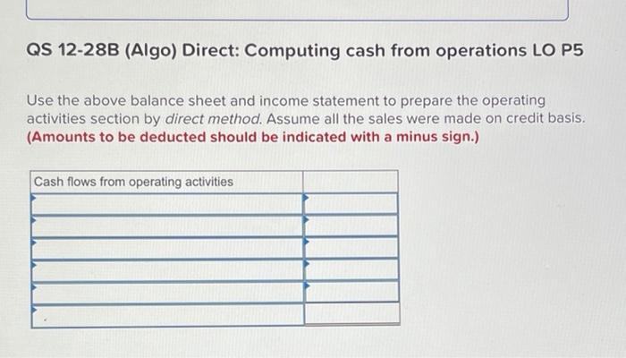 balance sheet and income statement is shown for Cruz, Incorporated. 2020 CRUZ,