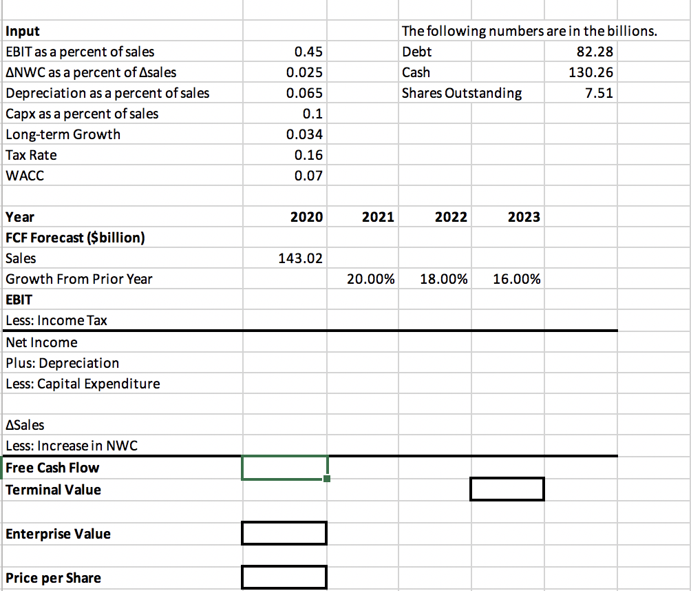 Excel Homework 1 [10 points] Benchmark case: In June 2020, Microsoft had
