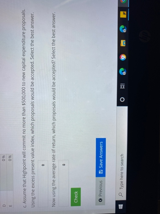 value analyses is 12%. A 10% salvage value is expected from each