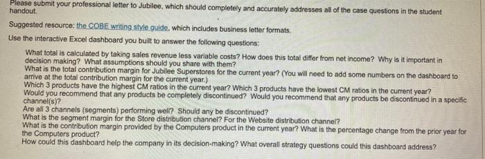  Please submit your professional letter to Jubilee, which should completely and