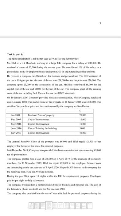 Hilal is a UK Resident, working in a large UK company for