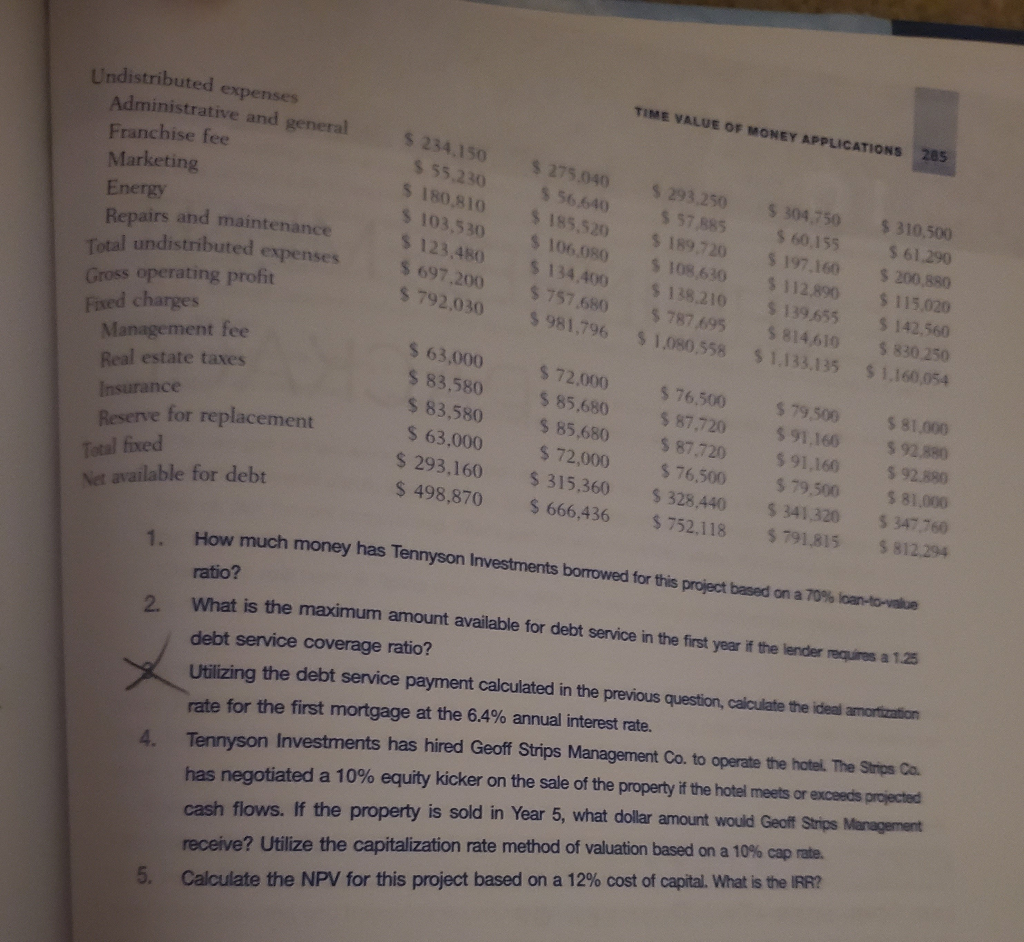 Tennyson Investments, a hotel investment company, has identified a potential midscale branded
