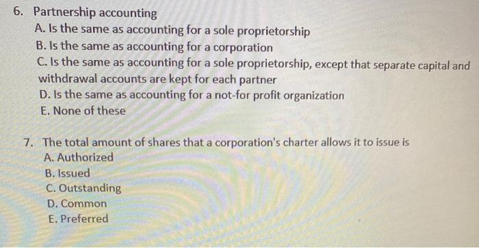 legal capital B. Contributed capital C. Organization costs D. Financial leverage E.