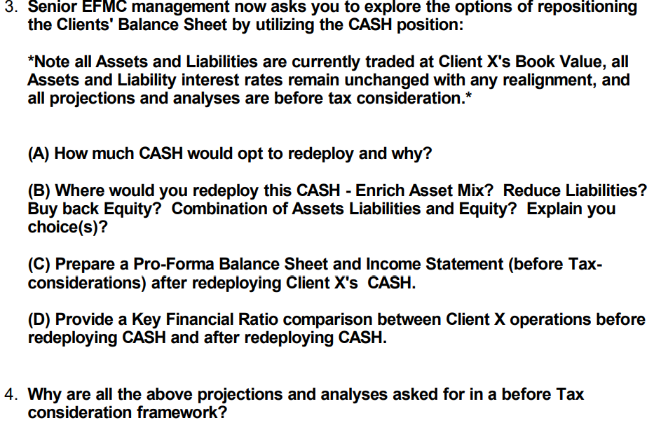a New England based regional bank - Client X. You are provided