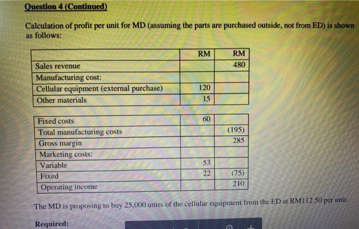 Each division's management is rewarded based on that division's operating income. The