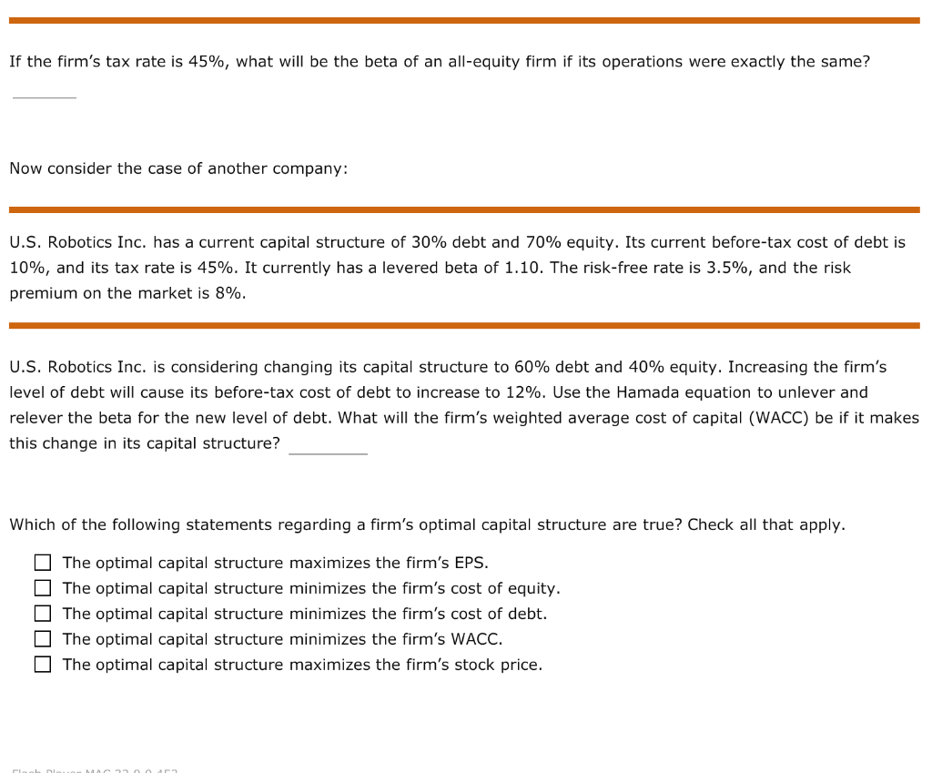 capital structure Review this situation: Transworld Consortium Corp. is trying to identify