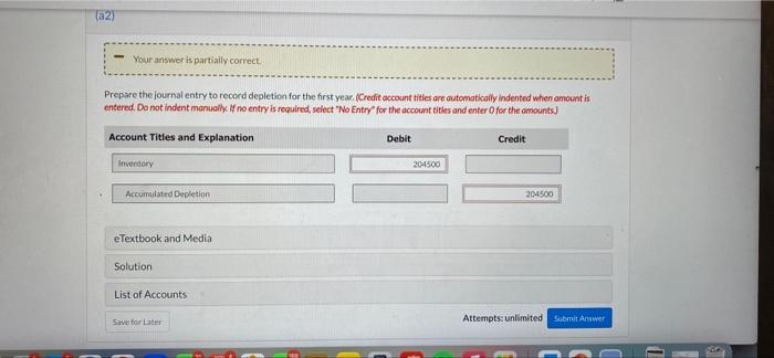 (Credit account titles are automatically indented when amounts entered. Do not indent