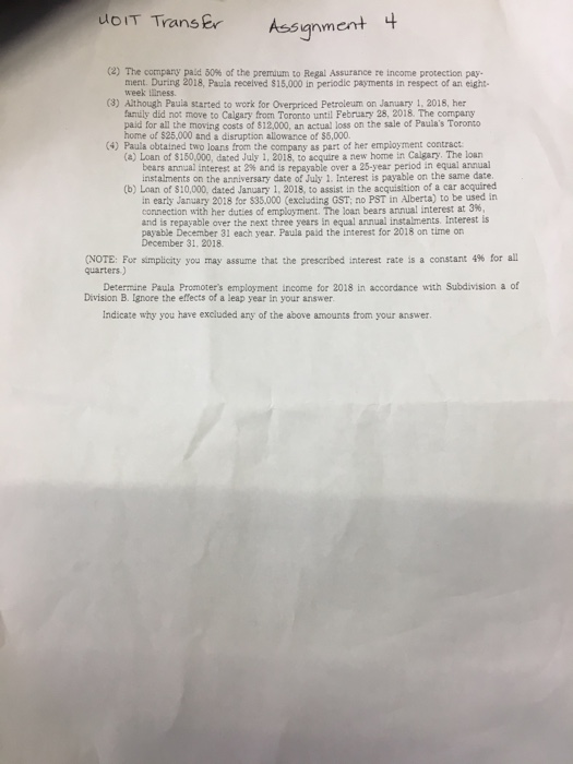 I need the solution for this question UOIT Transfer Assignment 4 (2)