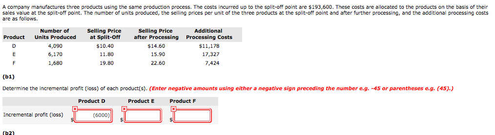  A company manufactures three products using the same production process. The