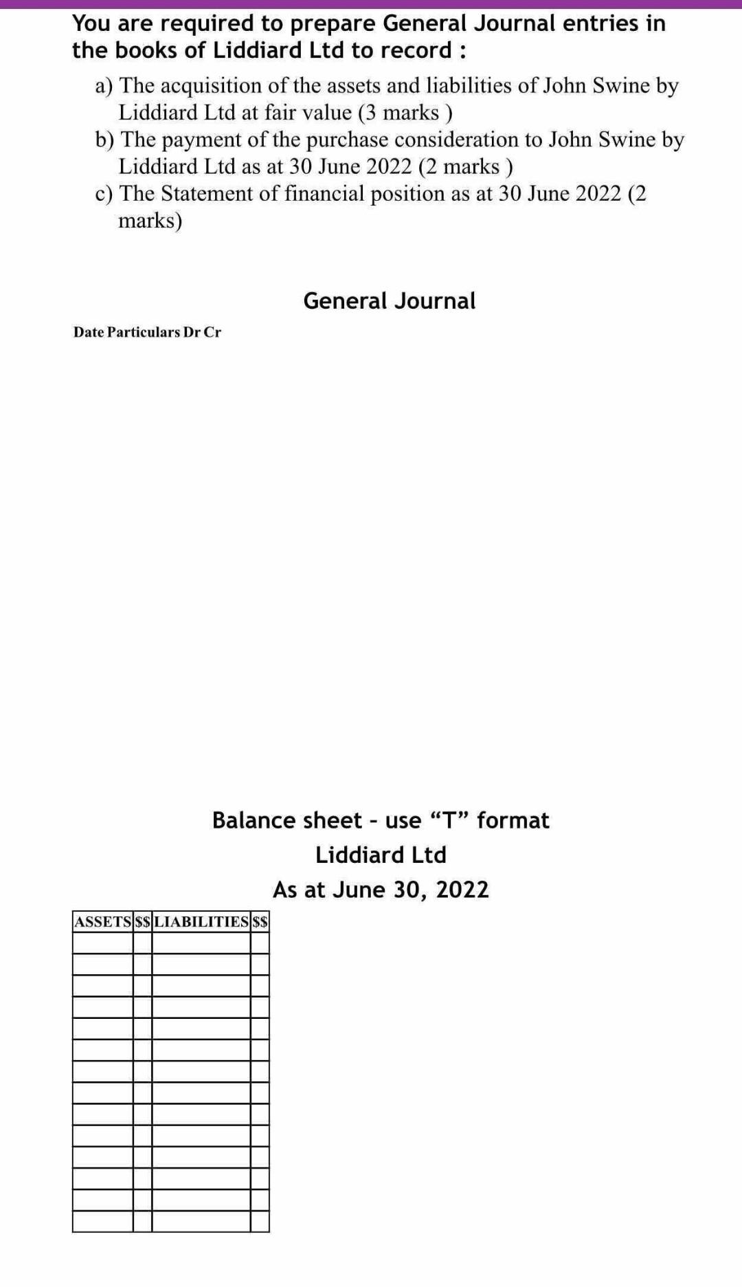 1 January 2022 to acquire the business of John Swine trading as